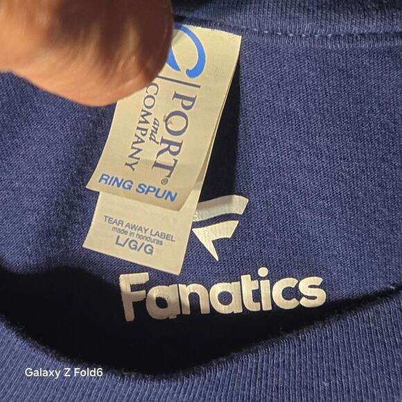 Fanatics Navy blue Chicago Bears long sleeve shirt size Large - Picture 3 of 6